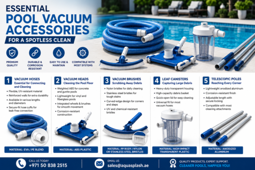 Essential Pool Cleaning & Vacuum Accessories.